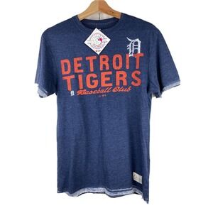 NWT Genuine Merchandise Majestic Size S Blue MLB Detroit Tigers T-Shirt